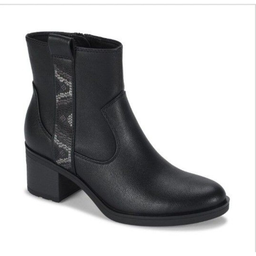 NEW! Women's Baretraps Covina Block Heel Ankle Boots, Black, Size 9.5